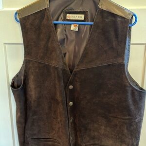 Men’s leather vest